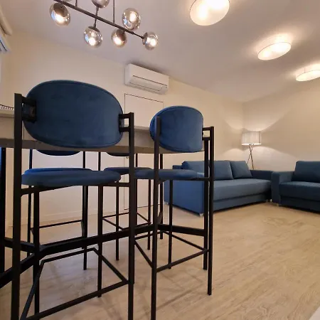 Modern Located One Bed Flat Max 3 Person Included Kids No Bicycle Space Palanga